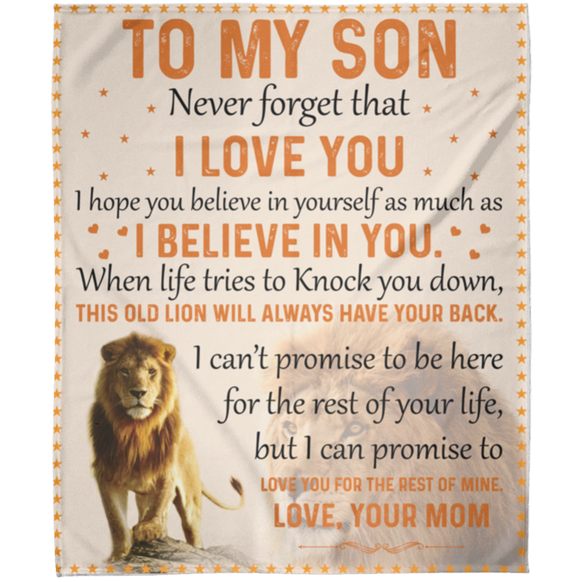 To My Son | FLM Arctic Fleece Blanket 50x60