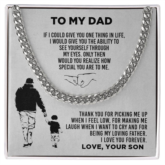 To My Dad | Cuban Link Chain