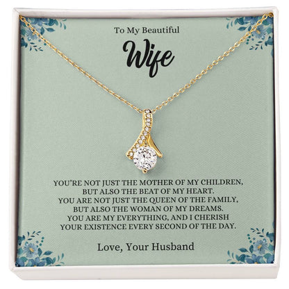 To My Beautiful Wife | You Are My Everything - Alluring Beauty necklace