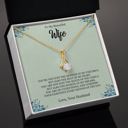 To My Beautiful Wife | You Are My Everything - Alluring Beauty necklace