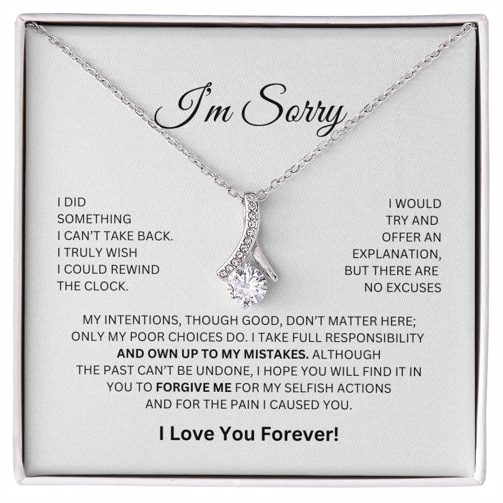 I'm Sorry - Alluring Beauty Necklace - WB - 50% OFF