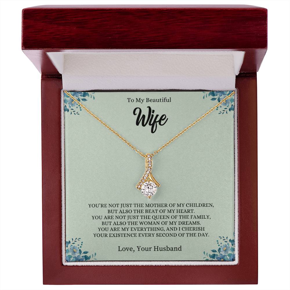 To My Beautiful Wife | You Are My Everything - Alluring Beauty necklace