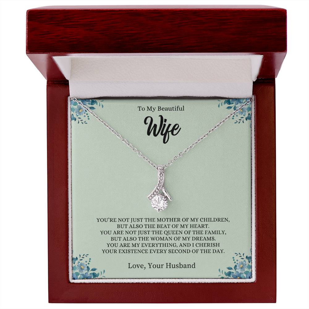 To My Beautiful Wife | You Are My Everything - Alluring Beauty necklace