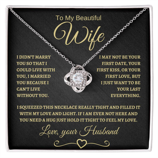 To My Beautiful Wife | Love Knot - BG