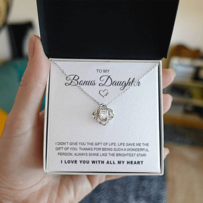 Bonus Daughter - Love Knot Necklace - WB