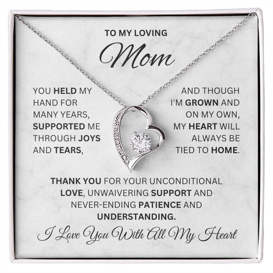 To My Loving Mom | Forever Love Necklace