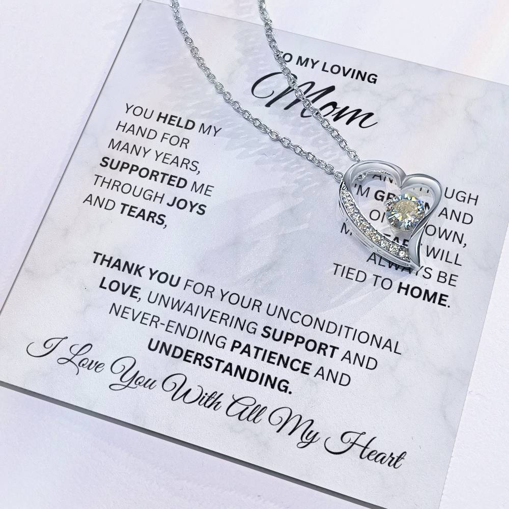 To My Loving Mom | Forever Love Necklace