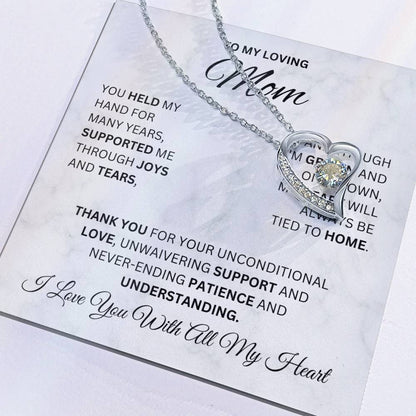 To My Loving Mom | Forever Love Necklace