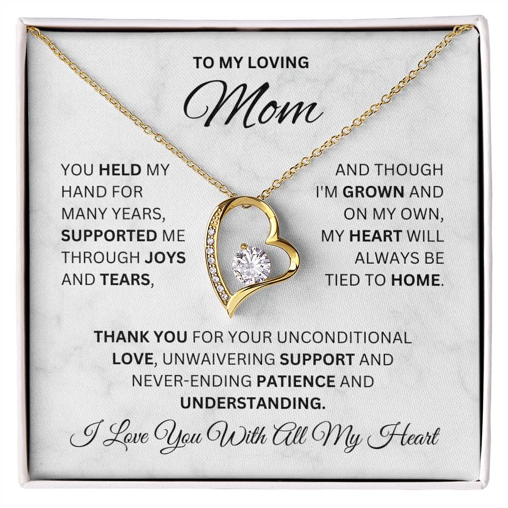 To My Loving Mom | Forever Love Necklace